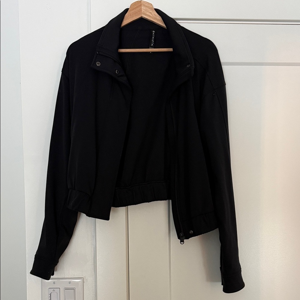 Athleta Black Women's Bomber Jacket